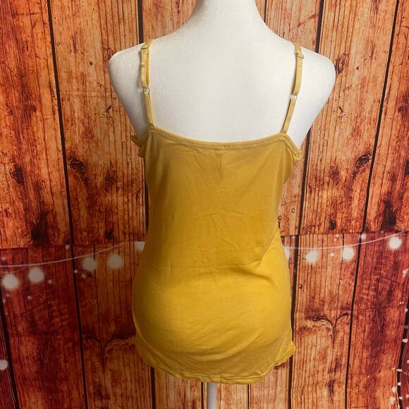 Set of 2 Free People lightweight camisoles size Large brown & yellow tencel - Picture 7 of 9